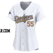 Russell Martin Women's Los Angeles Dodgers Gold Limited White 2025 Collection Jersey