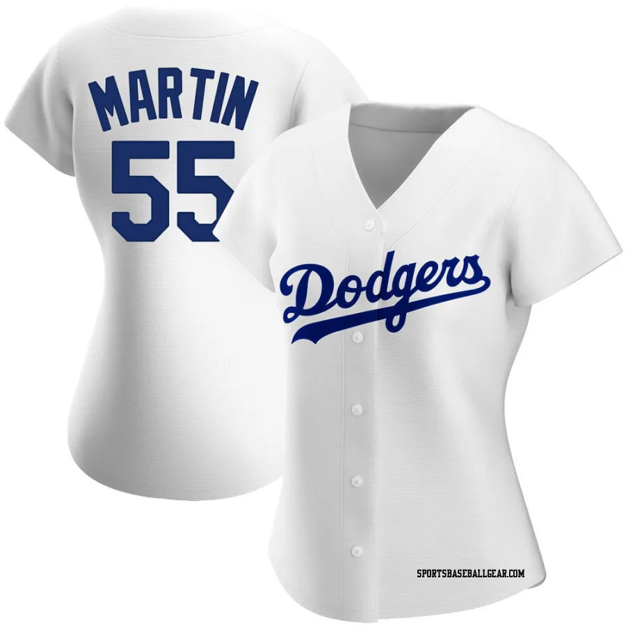 Russell Martin Women's Los Angeles Dodgers White Replica Home Jersey