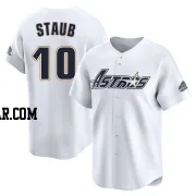 Rusty Staub Men's Houston Astros White Limited Throwback Cooperstown Collection Jersey