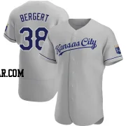 Ryan Bergert Men's Kansas City Royals Gray Authentic Road Jersey