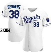 Ryan Bergert Men's Kansas City Royals White Authentic Home Jersey