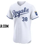 Ryan Bergert Men's Kansas City Royals White Elite Home Jersey