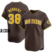 Ryan Bergert Men's San Diego Padres Brown Limited Away Jersey