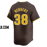 Ryan Bergert Men's San Diego Padres Brown Limited Away Jersey