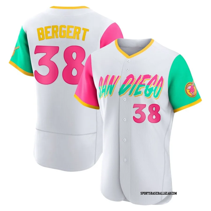 Ryan Bergert Men's San Diego Padres White Authentic 2022 City Connect Jersey