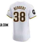 Ryan Bergert Men's San Diego Padres White Elite Home Patch Jersey
