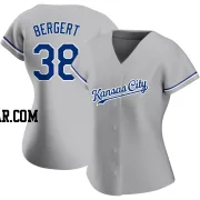 Ryan Bergert Women's Kansas City Royals Gray Authentic Road Jersey