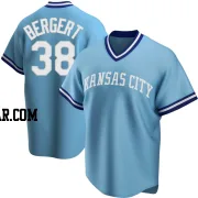 Ryan Bergert Youth Kansas City Royals Light Blue Replica Road Cooperstown Collection Jersey