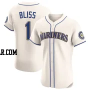 Ryan Bliss Men's Seattle Mariners Cream Elite Alternate Jersey