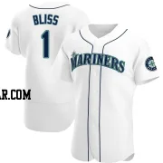 Ryan Bliss Men's Seattle Mariners White Authentic Home Jersey