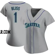 Ryan Bliss Women's Seattle Mariners Gray Authentic Road Jersey