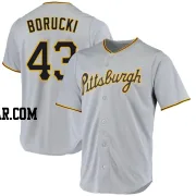 Ryan Borucki Youth Pittsburgh Pirates Gray Replica Road Jersey