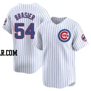 Ryan Brasier Men's Chicago Cubs White Limited Home Jersey