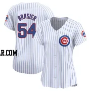 Ryan Brasier Women's Chicago Cubs White Limited Home Jersey