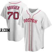 Ryan Brasier Youth Boston Red Sox White Replica Alternate Jersey