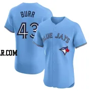 Ryan Burr Men's Toronto Blue Jays Blue Elite Powder Alternate Jersey