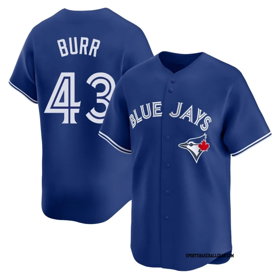 Ryan Burr Youth Toronto Blue Jays Royal Limited Alternate Jersey