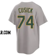 Ryan Cusick Youth Oakland Athletics Gray Replica Away 2.0 Jersey