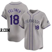 Ryan Feltner Youth Colorado Rockies Gray Limited Road Jersey