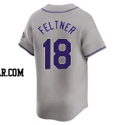 Ryan Feltner Youth Colorado Rockies Gray Limited Road Jersey