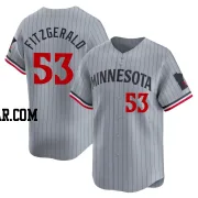 Ryan Fitzgerald Men's Minnesota Twins Gray Limited Road Jersey