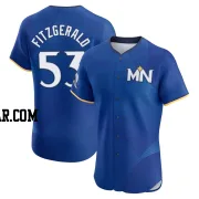 Ryan Fitzgerald Men's Minnesota Twins Royal Elite 2024 City Connect Jersey
