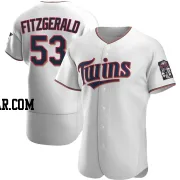 Ryan Fitzgerald Men's Minnesota Twins White Authentic Home Jersey