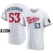 Ryan Fitzgerald Men's Minnesota Twins White Authentic Home Jersey