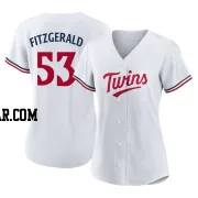 Ryan Fitzgerald Women's Minnesota Twins White Authentic Home Jersey
