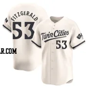 Ryan Fitzgerald Youth Minnesota Twins Cream Limited Alternate Jersey