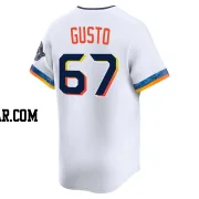 Ryan Gusto Youth Houston Astros White Limited 2025 City Connect Jersey
