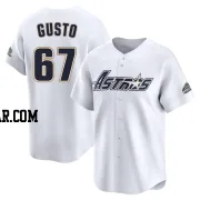 Ryan Gusto Youth Houston Astros White Limited Throwback Cooperstown Collection Jersey