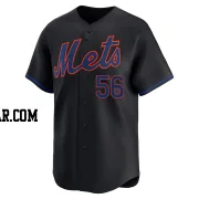 Ryan Helsley Men's New York Mets Black Limited Alternate Jersey