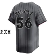 Ryan Helsley Men's New York Mets Limited Graphite 2024 City Connect Jersey