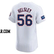Ryan Helsley Men's New York Mets White Elite Home Patch Jersey