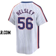 Ryan Helsley Men's New York Mets White Limited Cooperstown Collection Jersey