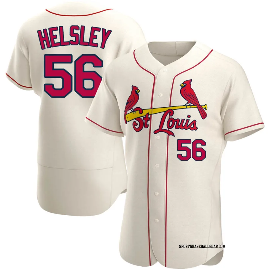 Ryan Helsley Men's St. Louis Cardinals Cream Authentic Alternate Jersey