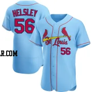 Ryan Helsley Men's St. Louis Cardinals Light Blue Authentic Alternate Jersey