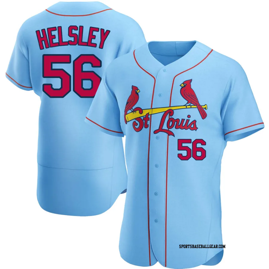 Ryan Helsley Men's St. Louis Cardinals Light Blue Authentic Alternate Jersey