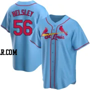 Ryan Helsley Men's St. Louis Cardinals Light Blue Replica Alternate Jersey