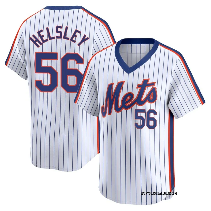 Ryan Helsley Youth New York Mets White Limited Cooperstown Collection Jersey