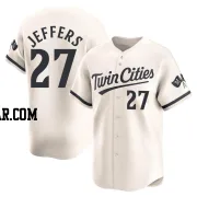 Ryan Jeffers Men's Minnesota Twins Cream Limited Alternate Jersey