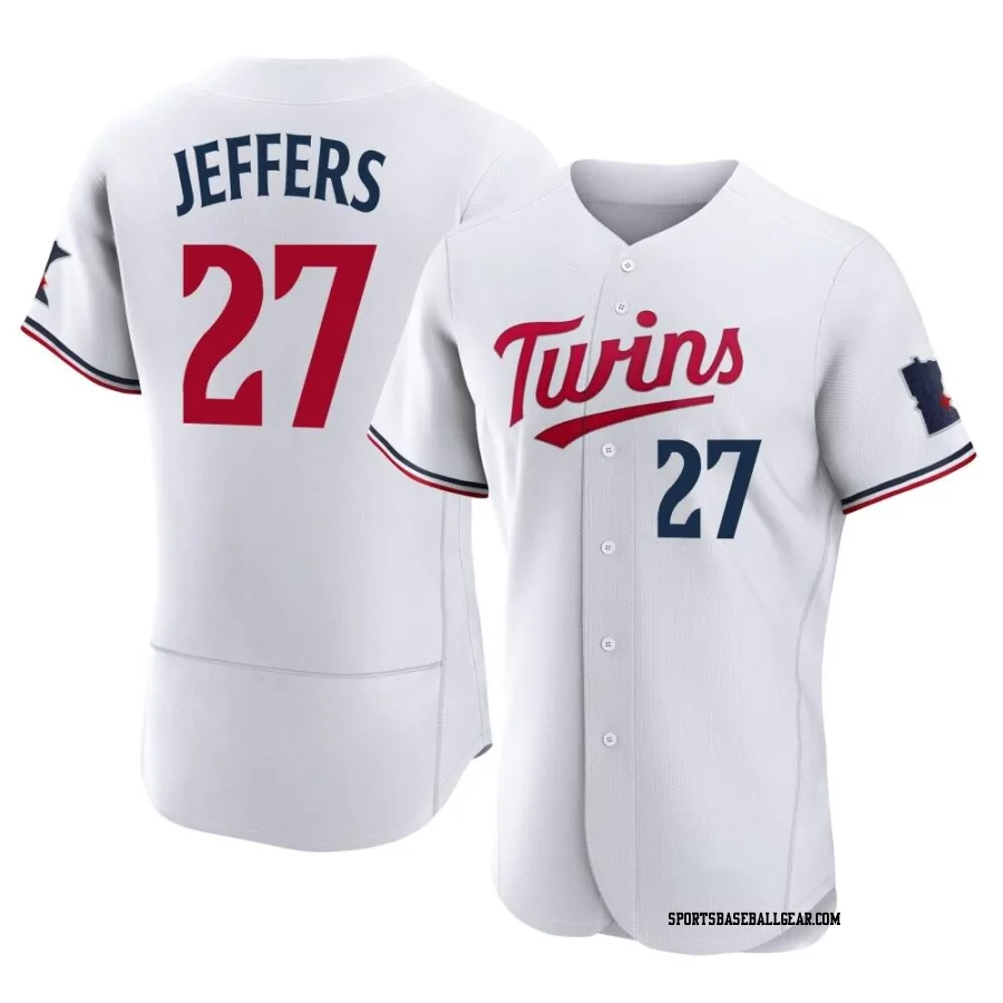Ryan Jeffers Men's Minnesota Twins White Authentic Home Jersey