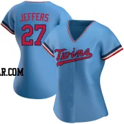 Ryan Jeffers Women's Minnesota Twins Light Blue Replica Alternate Jersey
