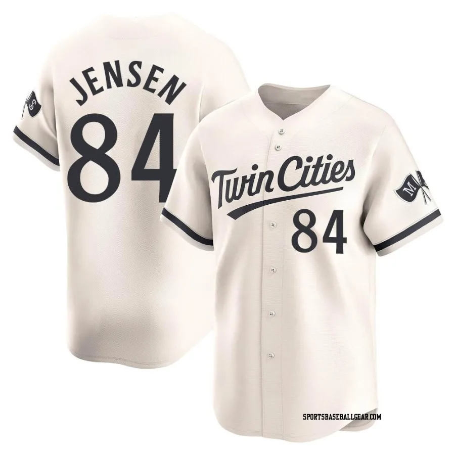 Ryan Jensen Men's Minnesota Twins Cream Limited Alternate Jersey
