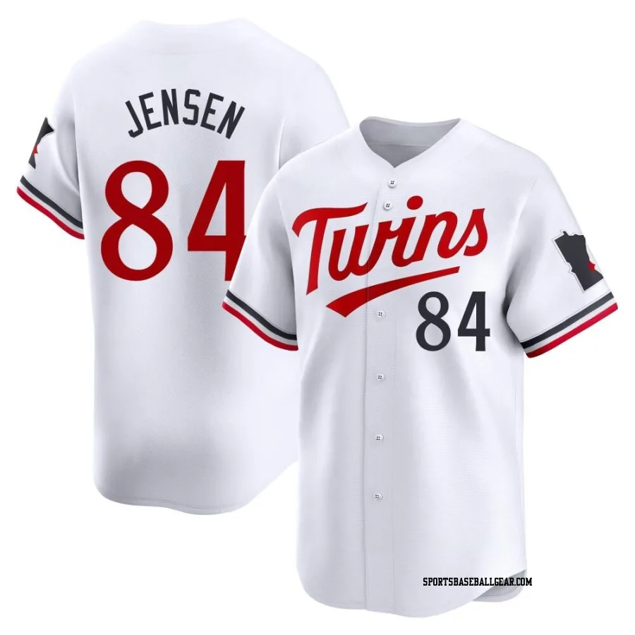 Ryan Jensen Men's Minnesota Twins White Limited Home Jersey