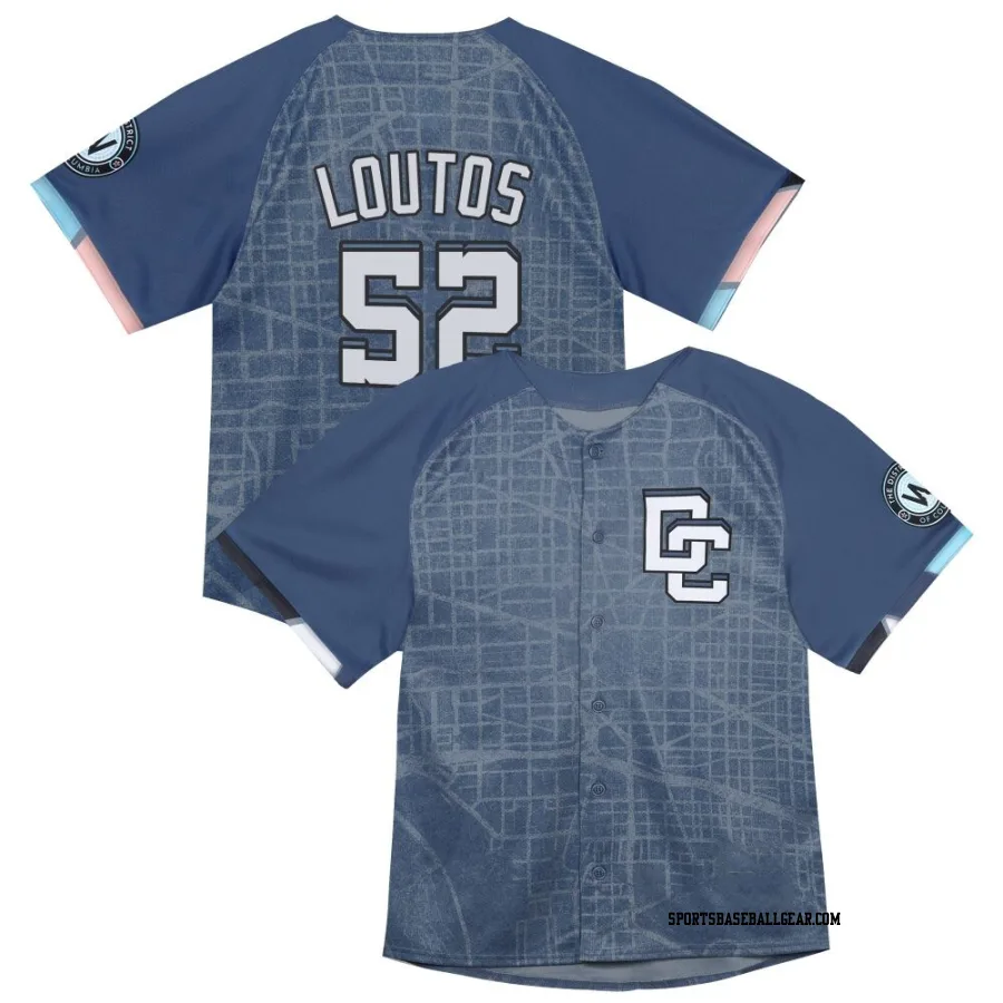 Ryan Loutos Men's Washington Nationals Blue Limited Infant 2025 City Connect Jersey