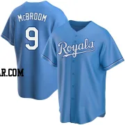 Ryan McBroom Men's Kansas City Royals Light Blue Replica Alternate Jersey
