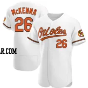 Ryan McKenna Men's Baltimore Orioles White Authentic Home Jersey