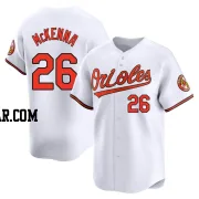 Ryan McKenna Men's Baltimore Orioles White Limited Home Jersey